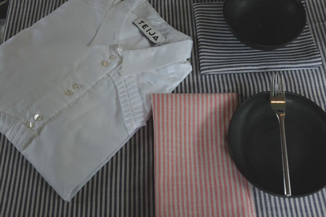 Candy Stripe Napkin Pink