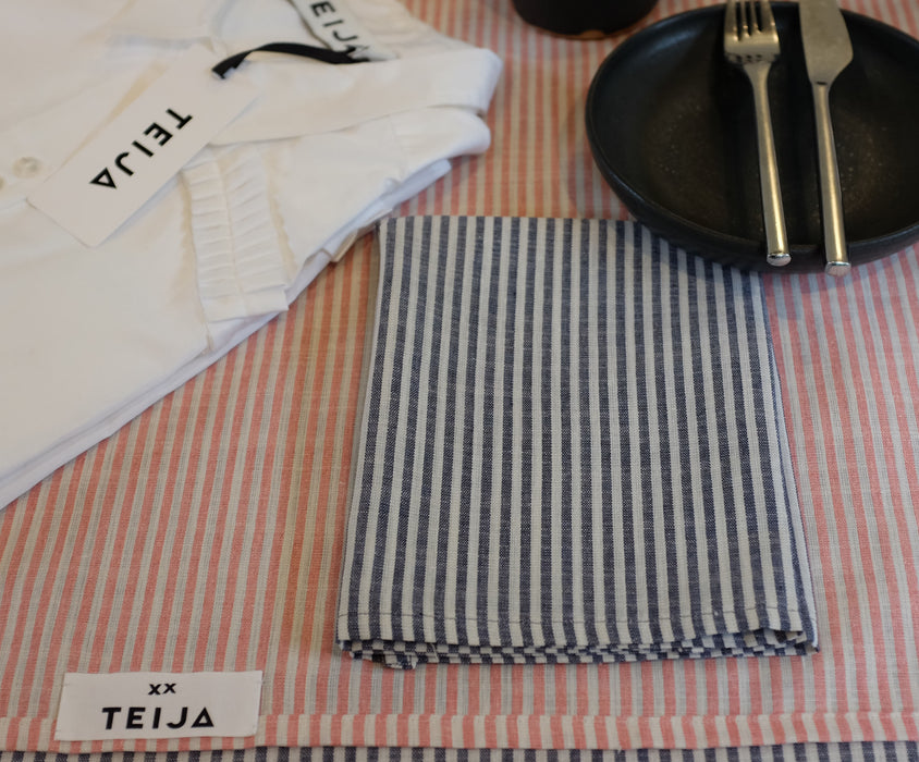 Candy Stripe Tablecloth Pink