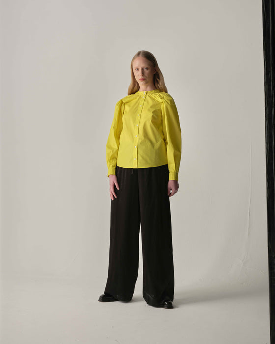 Mara Cotton Shirt in Citron