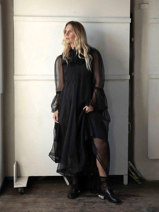 Ema Dress in Silk soft Organza