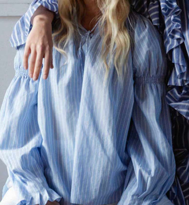 Avy Blouse in stripe