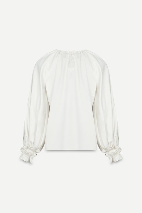 PAITA NO 153 RUFFLE SLEEVE BLOUSE